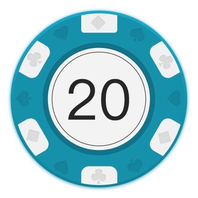 20元现金筹码